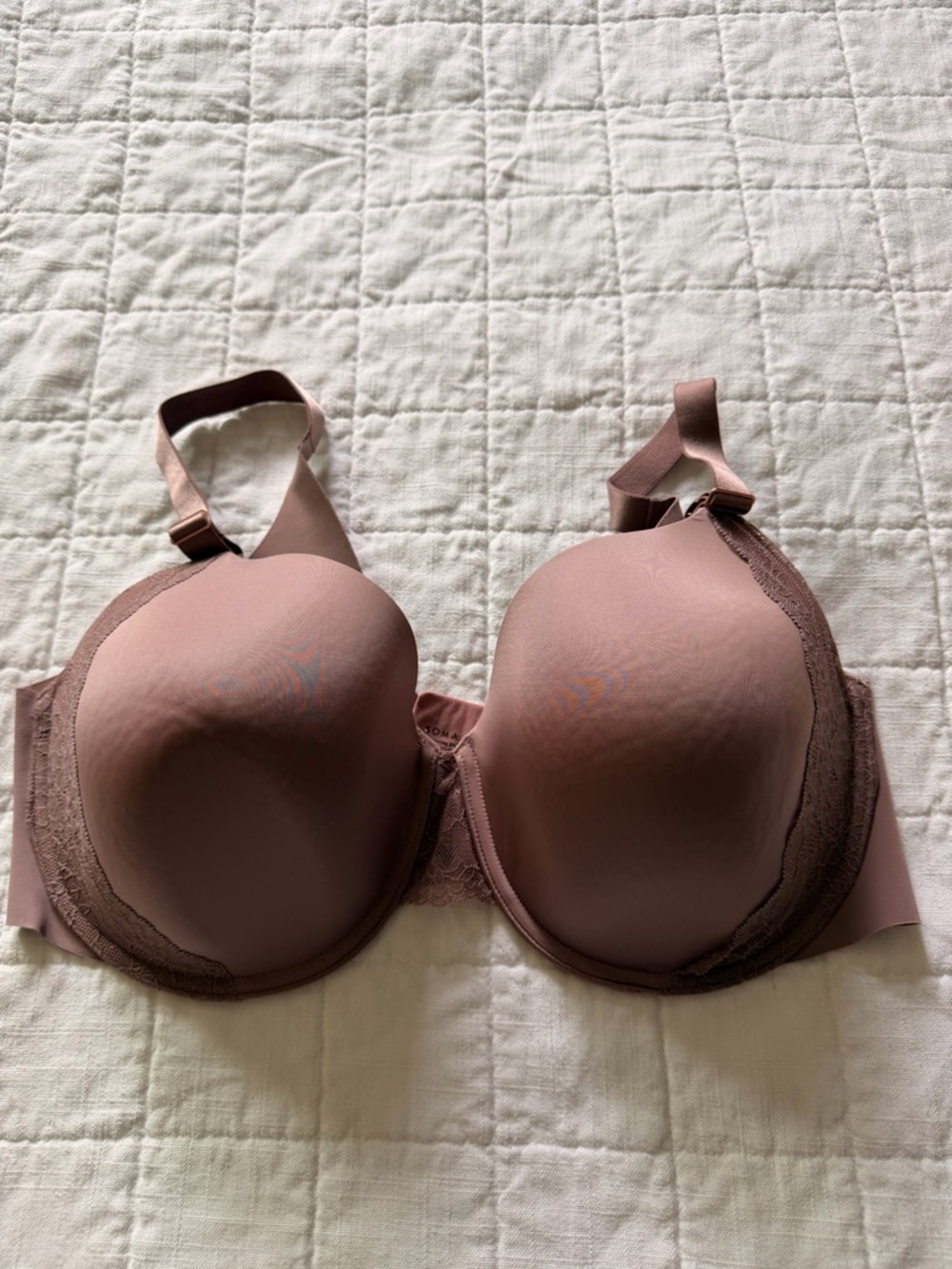 Soma Smooth T-Shirt Bra in Dusty Rose